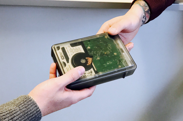 Consegna recupero dati hard disk